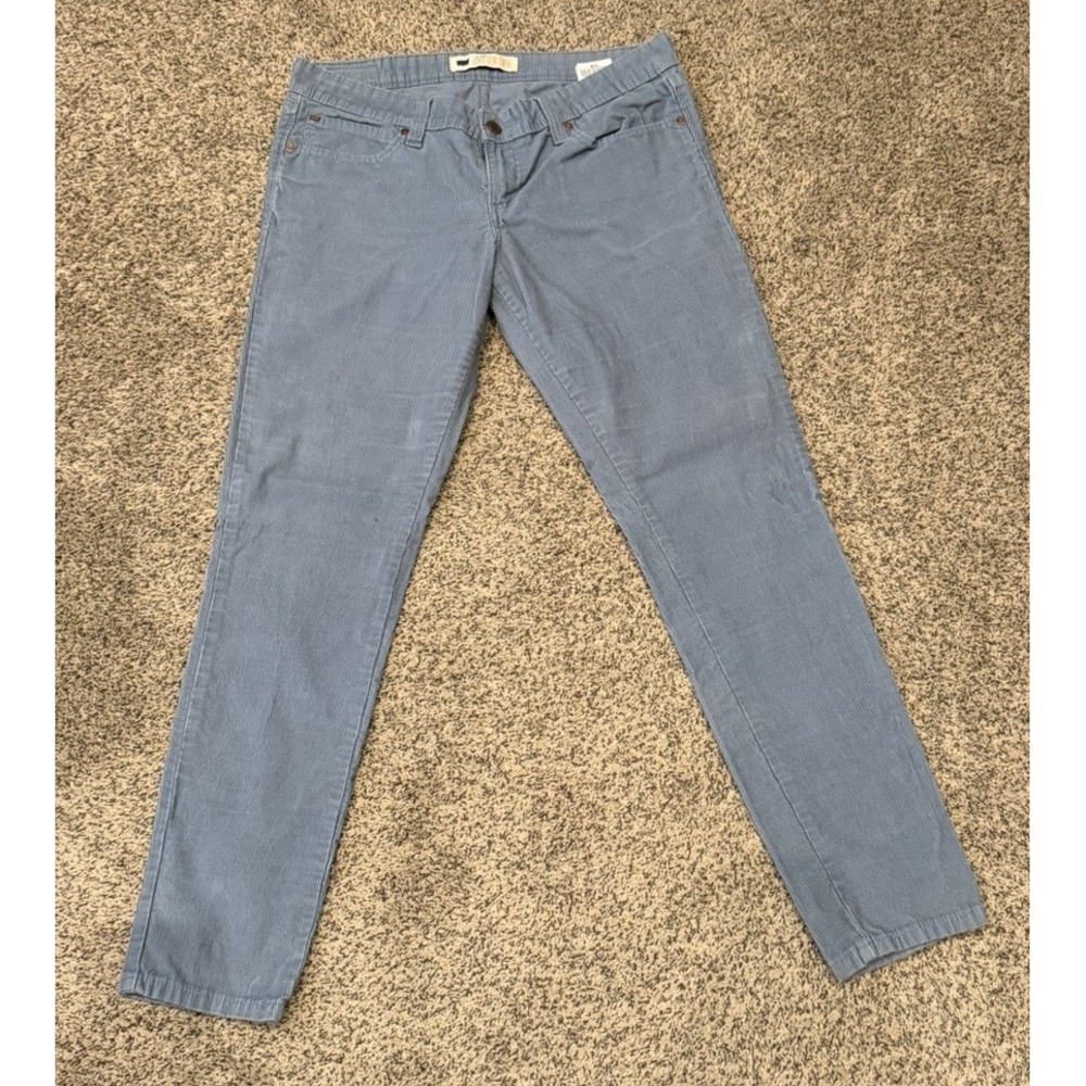 Levi's Corduroy Jeans Womens Size 13 M Light Blue Corduroy